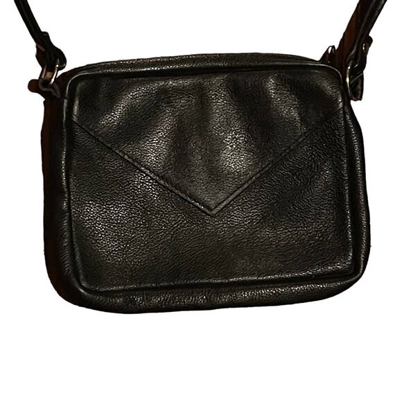 HARLEY DAVIDSON HD CROSSBODY LEATHER PURSE BLACK STUDDED SMALL - Picture 5 of 9